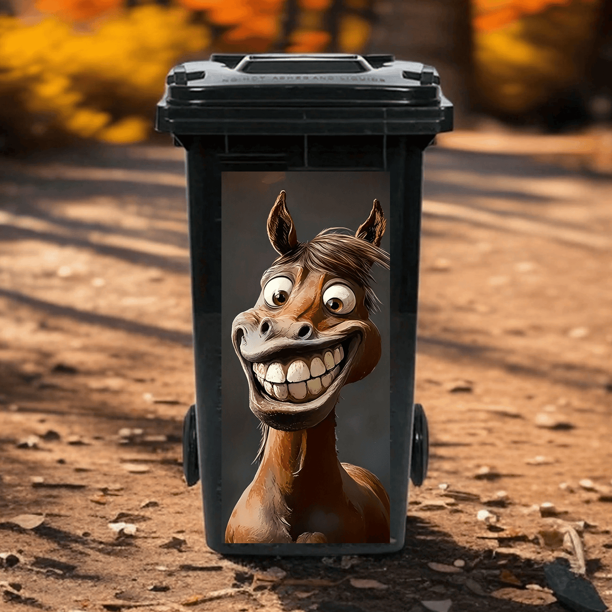 Creative Trash Can Sticker with Colourful Cartoon✨——Make Your Bin Stand Out On The Kerb
