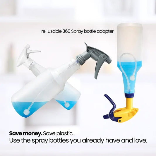 3-Pack Universal Fit 360° Spray Bottle Adapter💦
