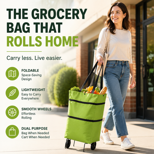 Foldable Grocery Cart Bag