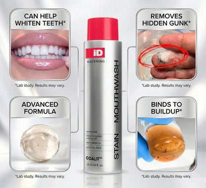 🦷Power Stain-Removing Mouthwash – Brighter Teeth in Every Rinse 💎