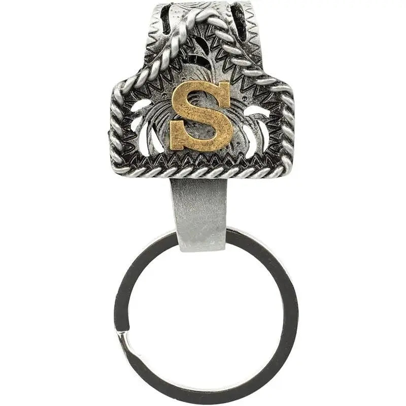 Vintage Letter Keychain