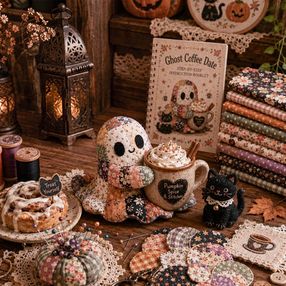👻 Little Ghost Cozy Halloween DIY Sewing Kit