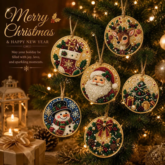 Christmas DIY Diamond Painting Ornaments Kit for Holiday Home Decor (📦Buy 3 Free Shipping)