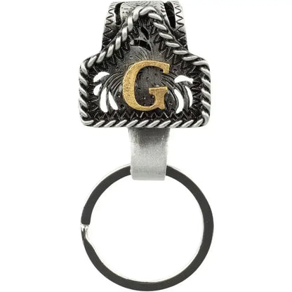 Vintage Letter Keychain