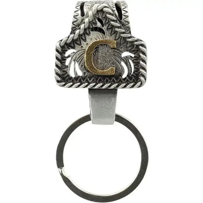 Vintage Letter Keychain