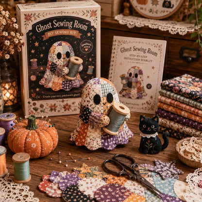 Little Ghost Cozy Halloween DIY Sewing Kit