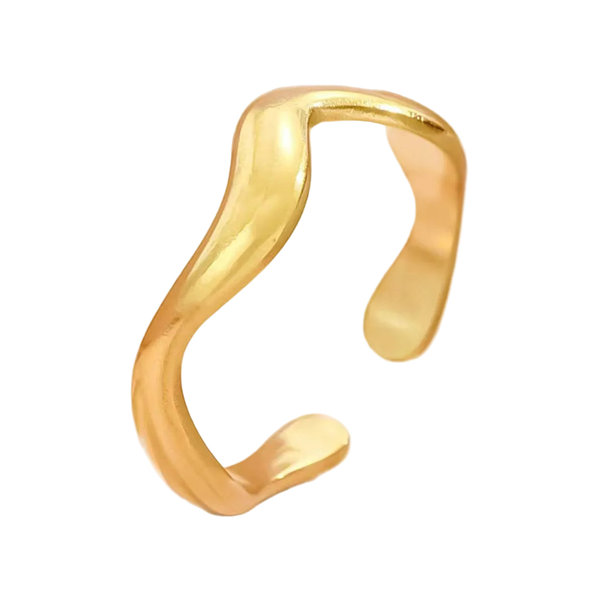 Oval Wave Ring