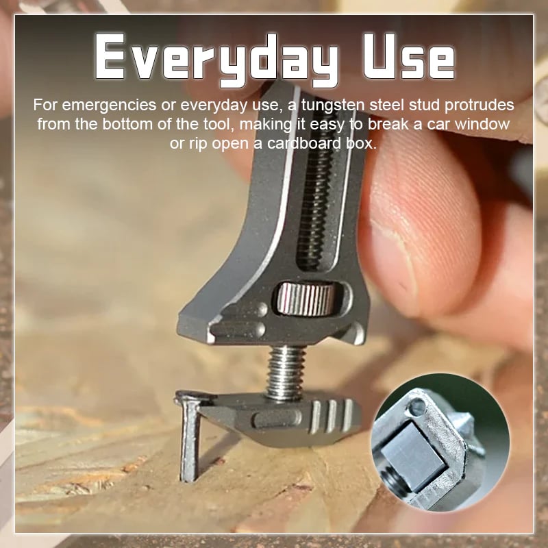 Z-Apex Tactical EDC Spanner | High-Density Alloy Multi-Tool