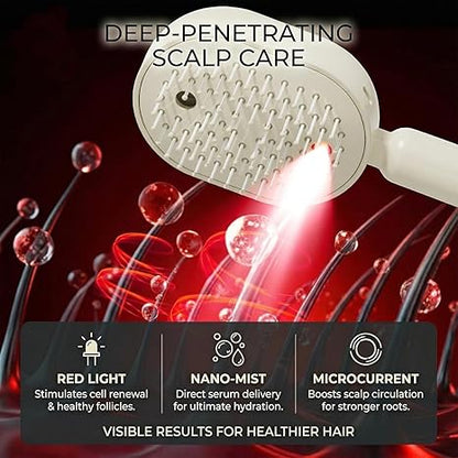 3-in-1 Mist Massage & Self-Cleaning Hair Brush✨