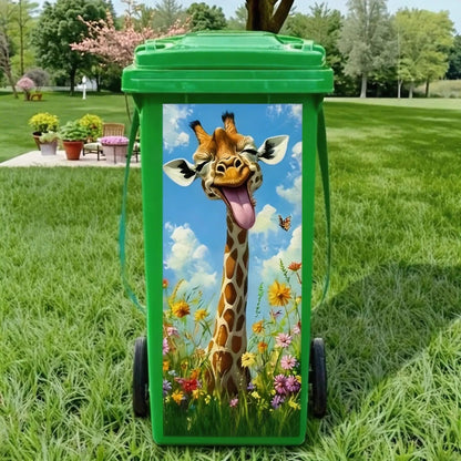 Creative Trash Can Sticker with Colourful Cartoon✨——Make Your Bin Stand Out On The Kerb