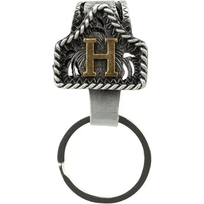 Vintage Letter Keychain