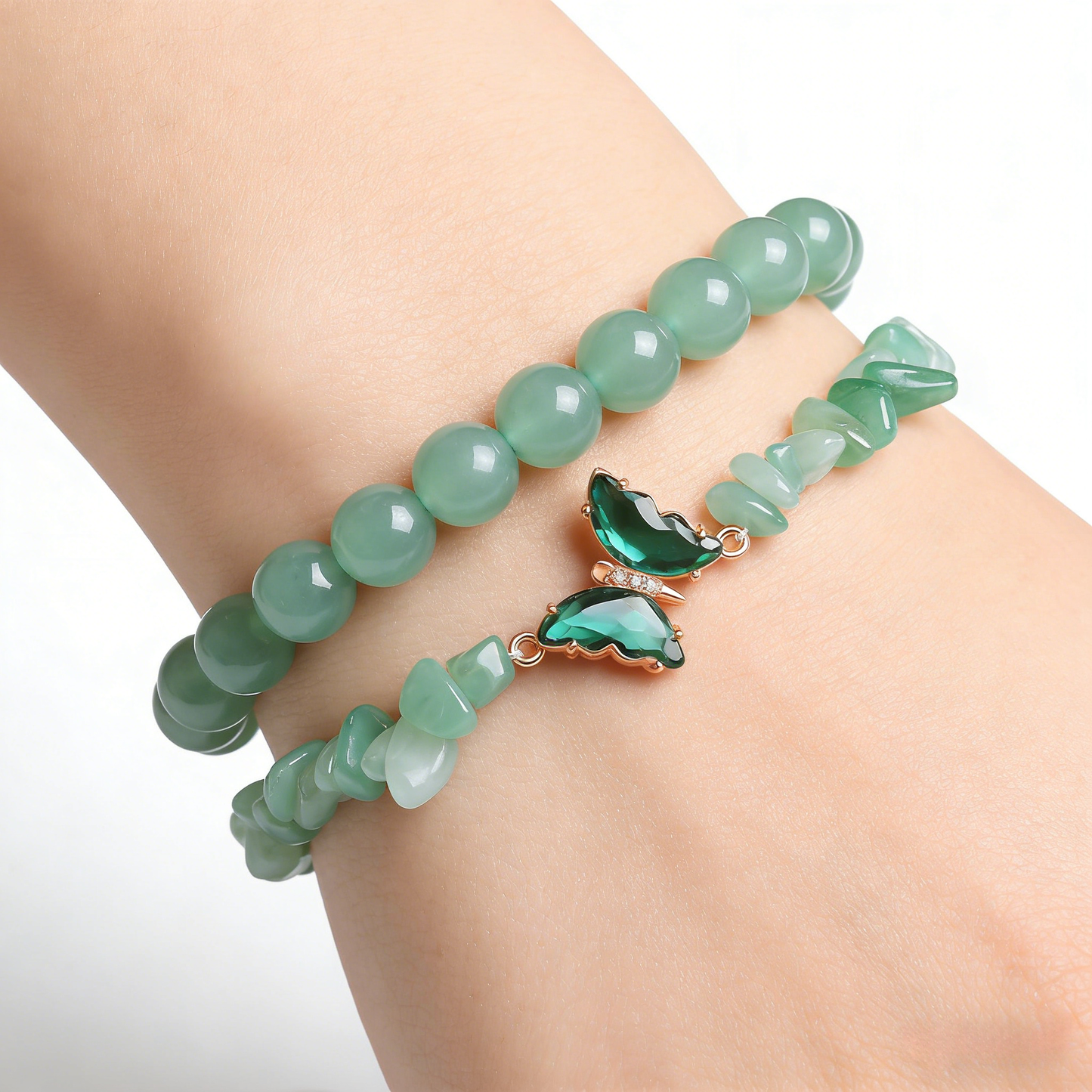 Butterfly Beaded Bracelet