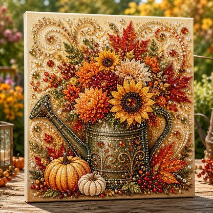 🍂✨Autumn Pearl Painting Kit - Relaxing DIY Craft to Create Sparkling Fall Artwork