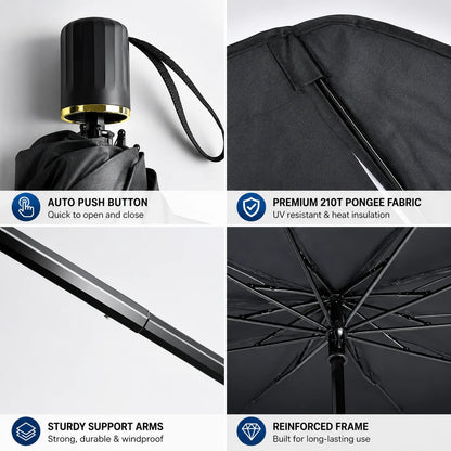 Car Windshield Sunshade Umbrella | Foldable UV Sun Shade for Cars