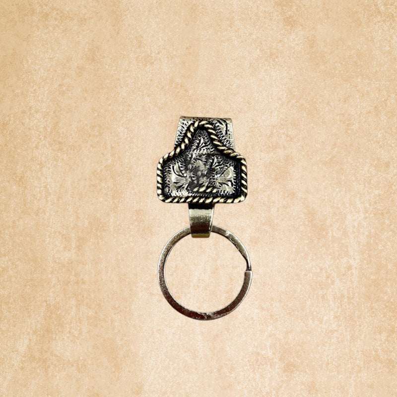 Vintage Letter Keychain