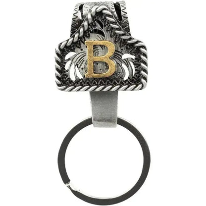 Vintage Letter Keychain