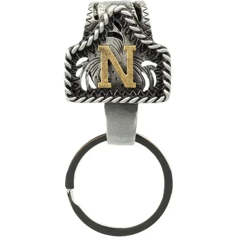 Vintage Letter Keychain