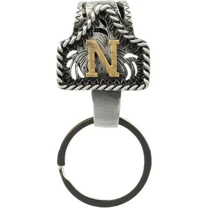 Vintage Letter Keychain