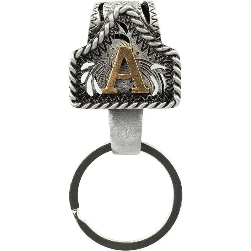 Vintage Letter Keychain