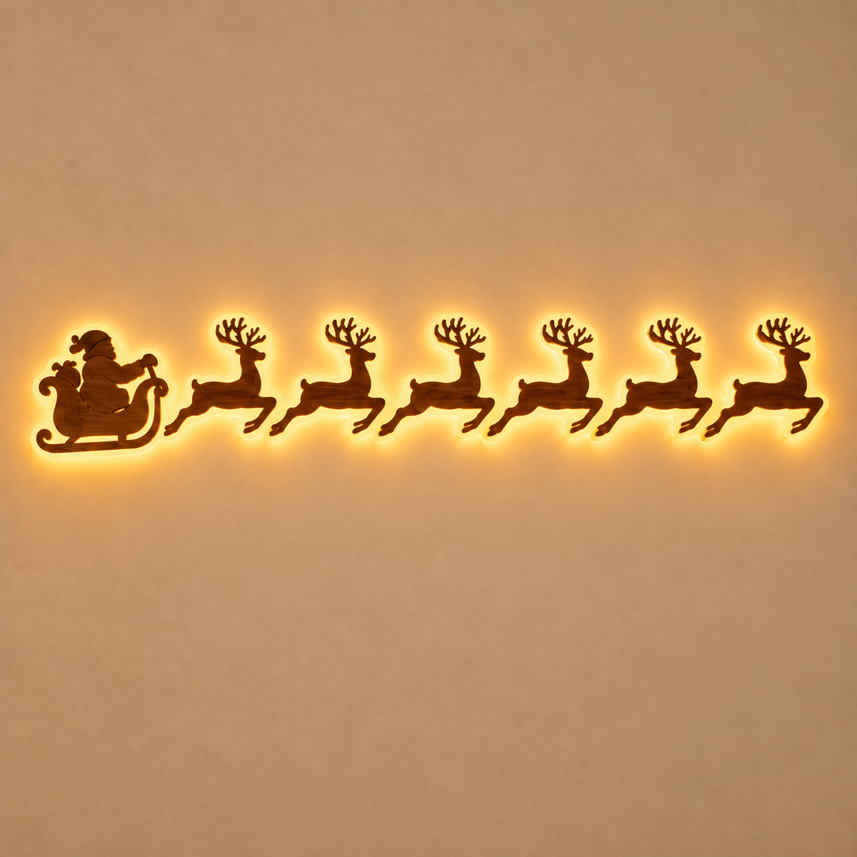 🎄 LED Reindeer Wall Decorations - ✨Festive Christmas Lighting  (📦Buy 2 Free Shipping)