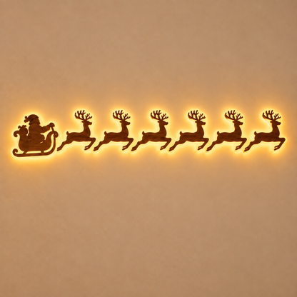 🎄 LED Reindeer Wall Decorations - ✨Festive Christmas Lighting  (📦Buy 2 Free Shipping)