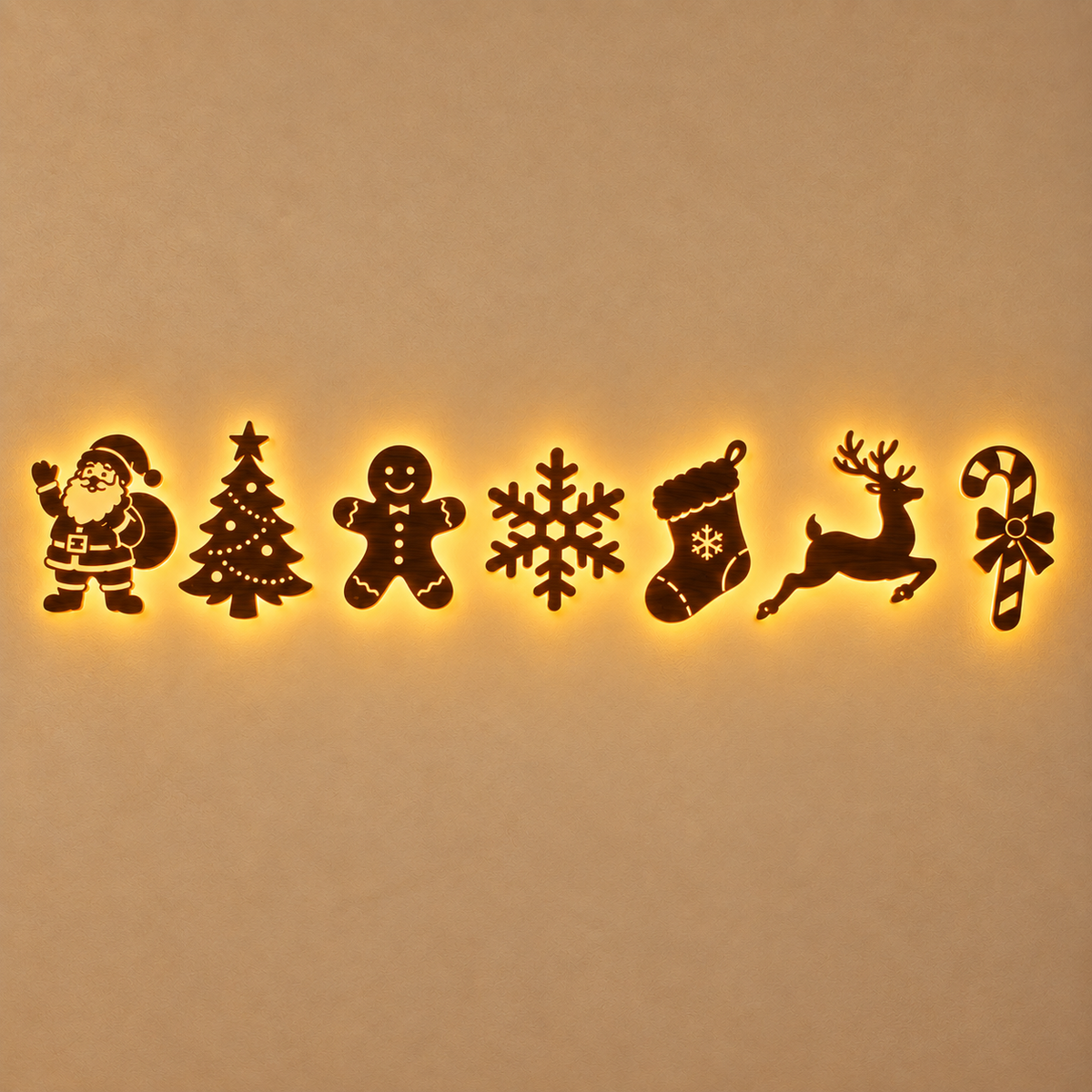 🎄 LED Reindeer Wall Decorations - ✨Festive Christmas Lighting  (📦Buy 2 Free Shipping)