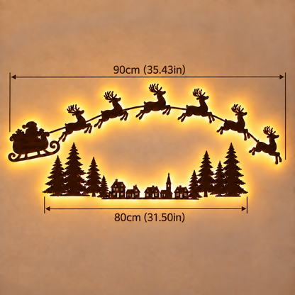 🎄 LED Reindeer Wall Decorations - ✨Festive Christmas Lighting  (📦Buy 2 Free Shipping)