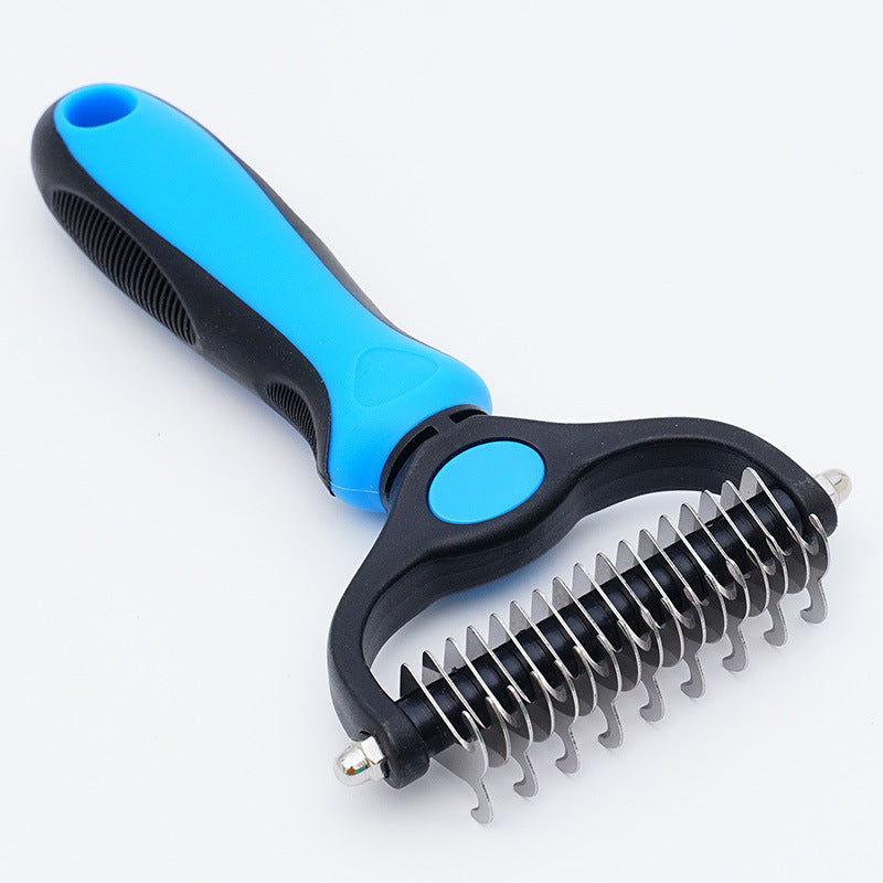 Stainless Steel Pet Dematting & Deshedding Comb