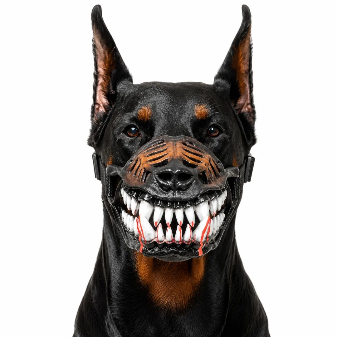🐺 Halloween Monster Dog Costume Muzzle – Scary Latex Pet Party Accessory (📦Buy 2 Free Shipping)