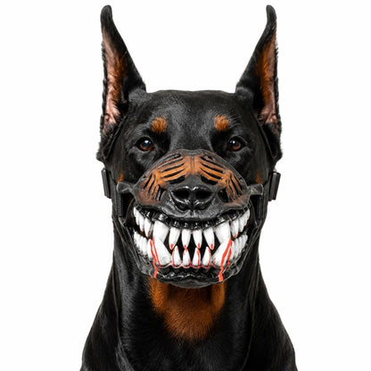 🐺 Halloween Monster Dog Costume Muzzle – Scary Latex Pet Party Accessory (📦Buy 2 Free Shipping)