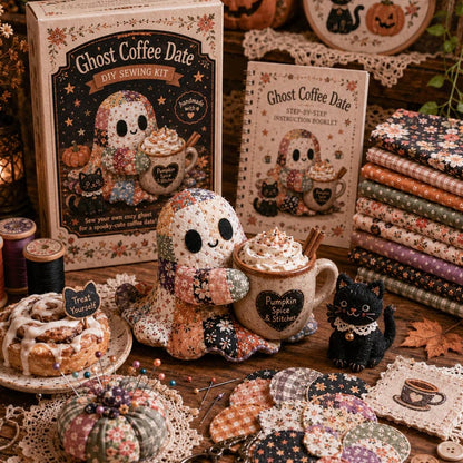 Little Ghost Cozy Halloween DIY Sewing Kit