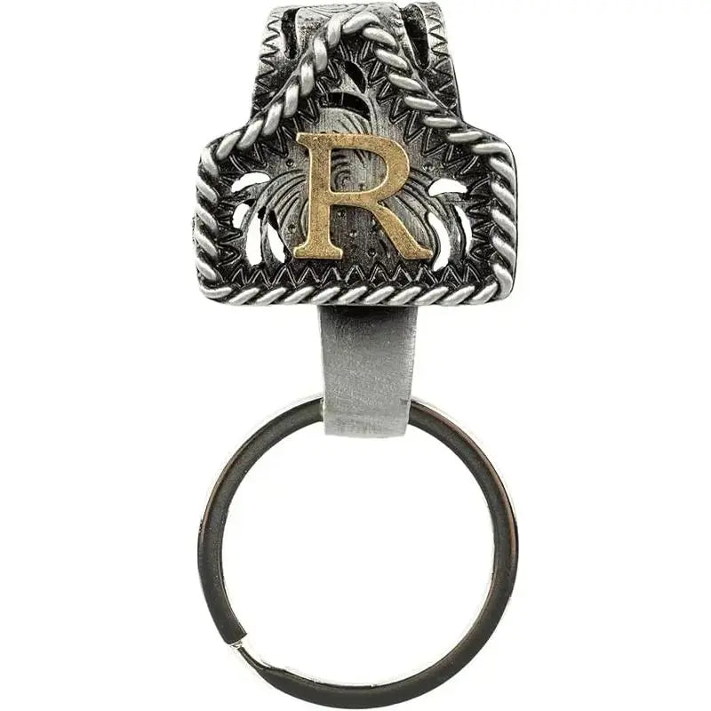 Vintage Letter Keychain