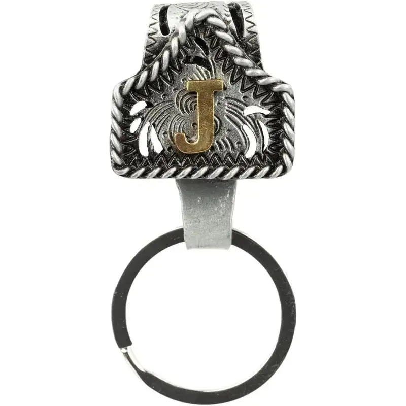Vintage Letter Keychain