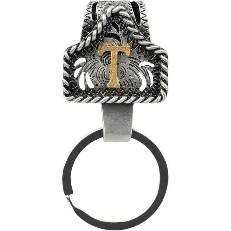 Vintage Letter Keychain