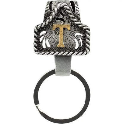 Vintage Letter Keychain