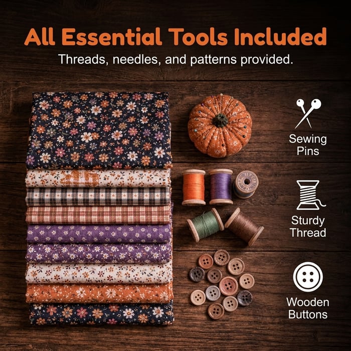 Little Ghost Cozy Halloween DIY Sewing Kit