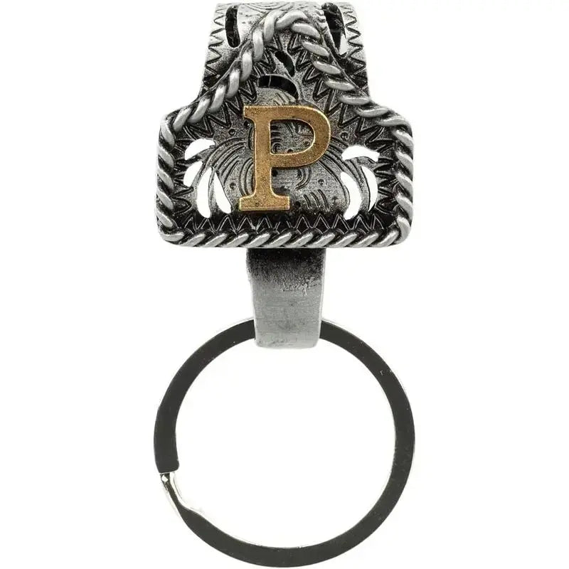 Vintage Letter Keychain