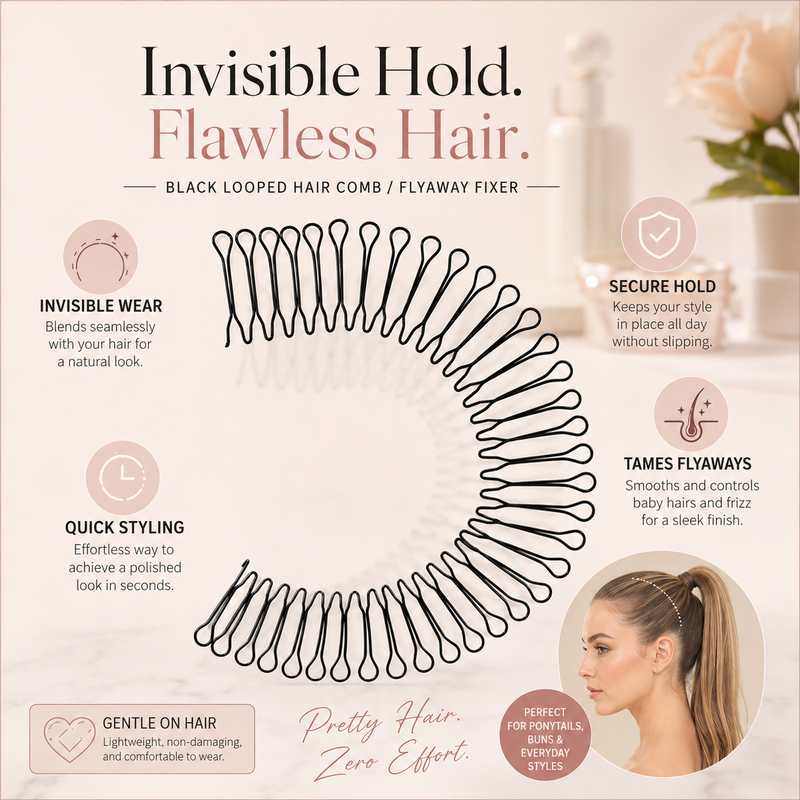 Flexible Flyaway Styling Comb Set – 5 Styles, 6 Pieces