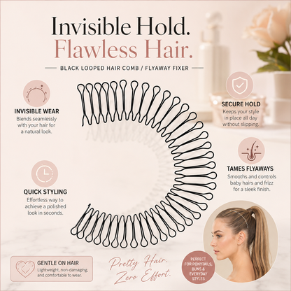 Flexible Flyaway Styling Comb Set – 5 Styles, 6 Pieces