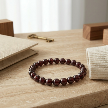Deep Red Beads