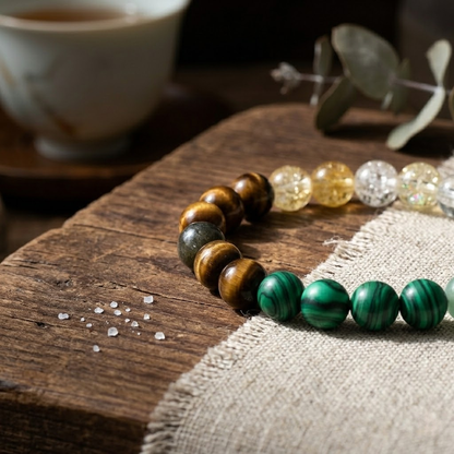Gradient Round Bead Bracelet
