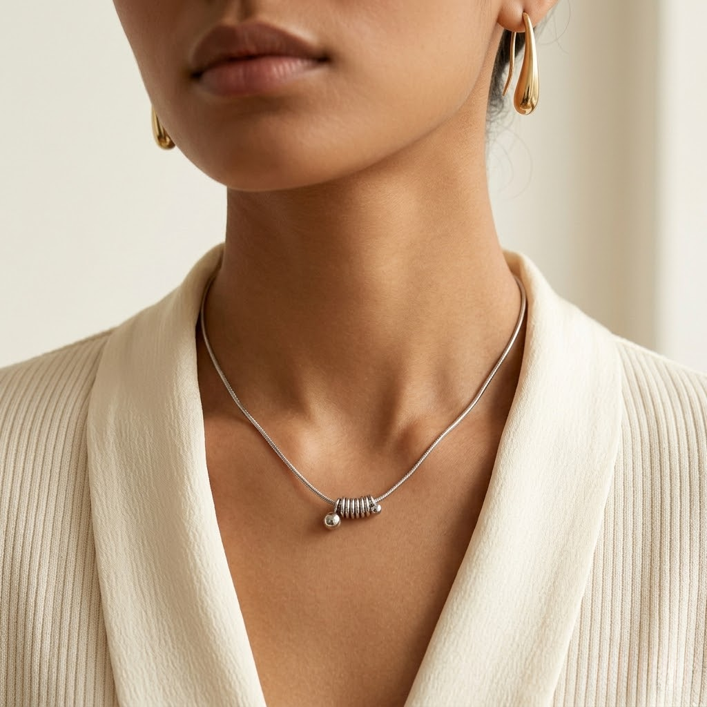 Minimalist Knotted Necklace