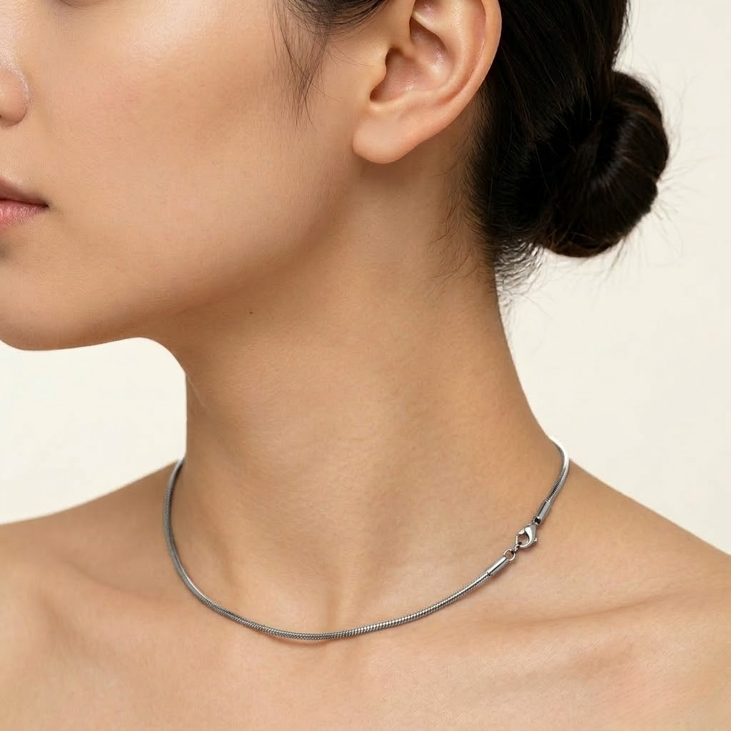 Minimalist Snake Necklace
